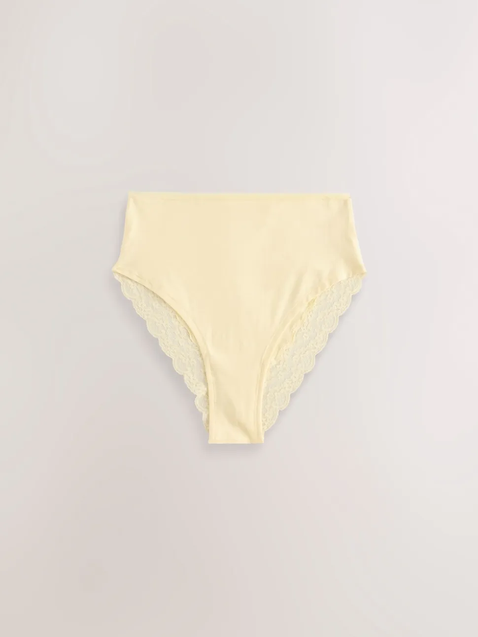 Paisley High Rise High Leg Cotton Lace Knickers 4 Pack
