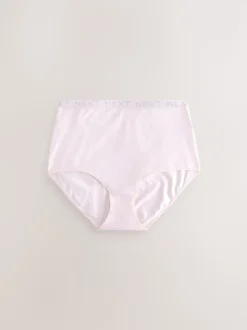 Pastel Full Brief Cotton Logo Knickers 4 Pack