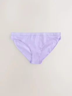 Pastel High Leg Cotton Logo Knickers 4 Pack
