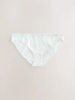 Pastel High Leg Cotton Logo Knickers 4 Pack