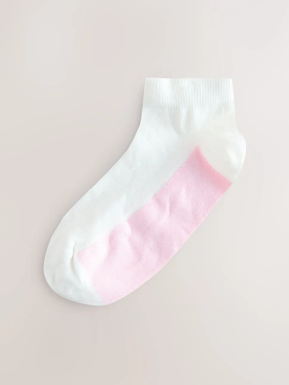 Pastel Marl Footbed Trainer Socks 4 Pack