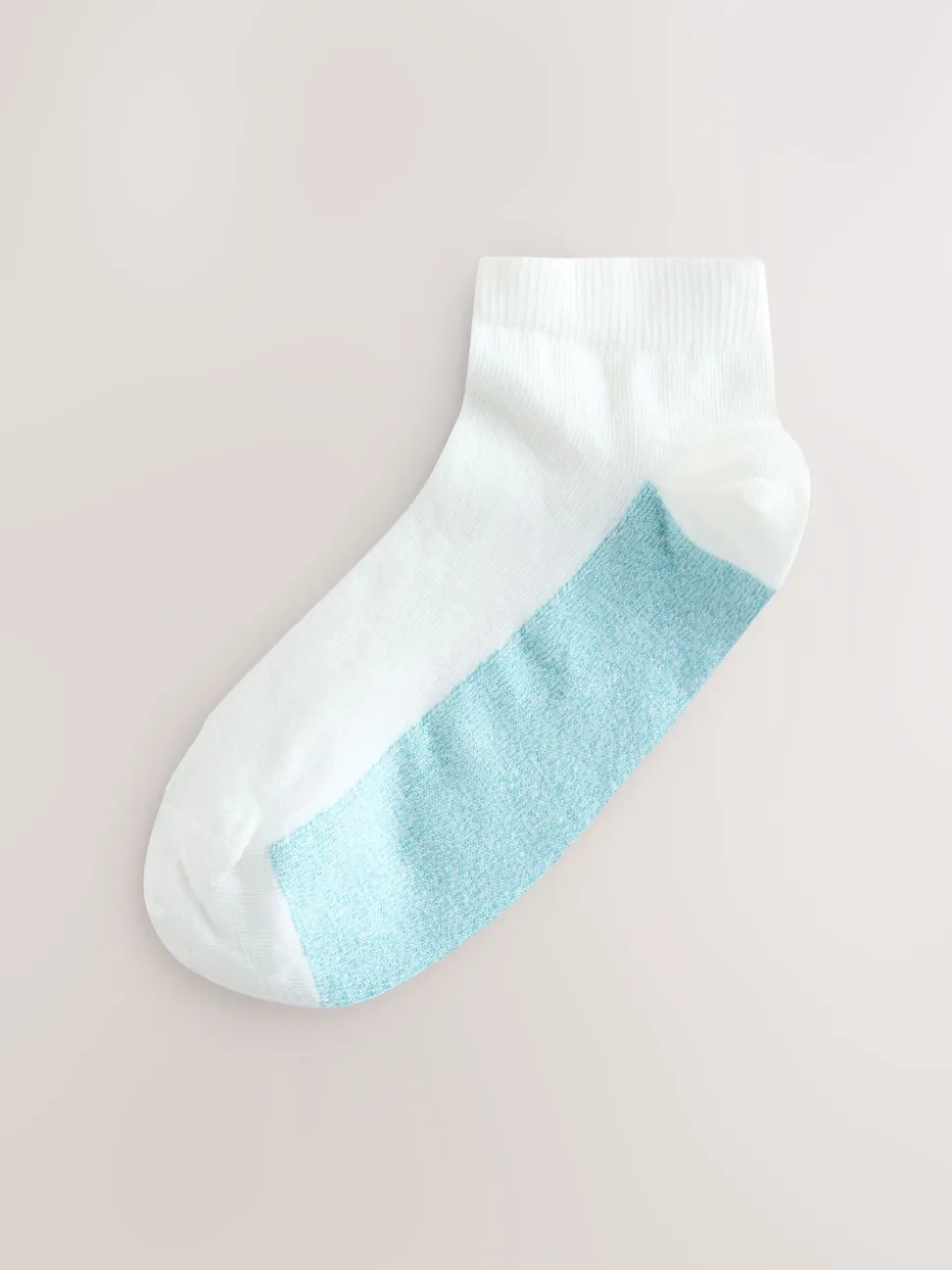 Pastel Marl Footbed Trainer Socks 4 Pack