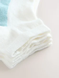 Pastel Marl Footbed Trainer Socks 4 Pack