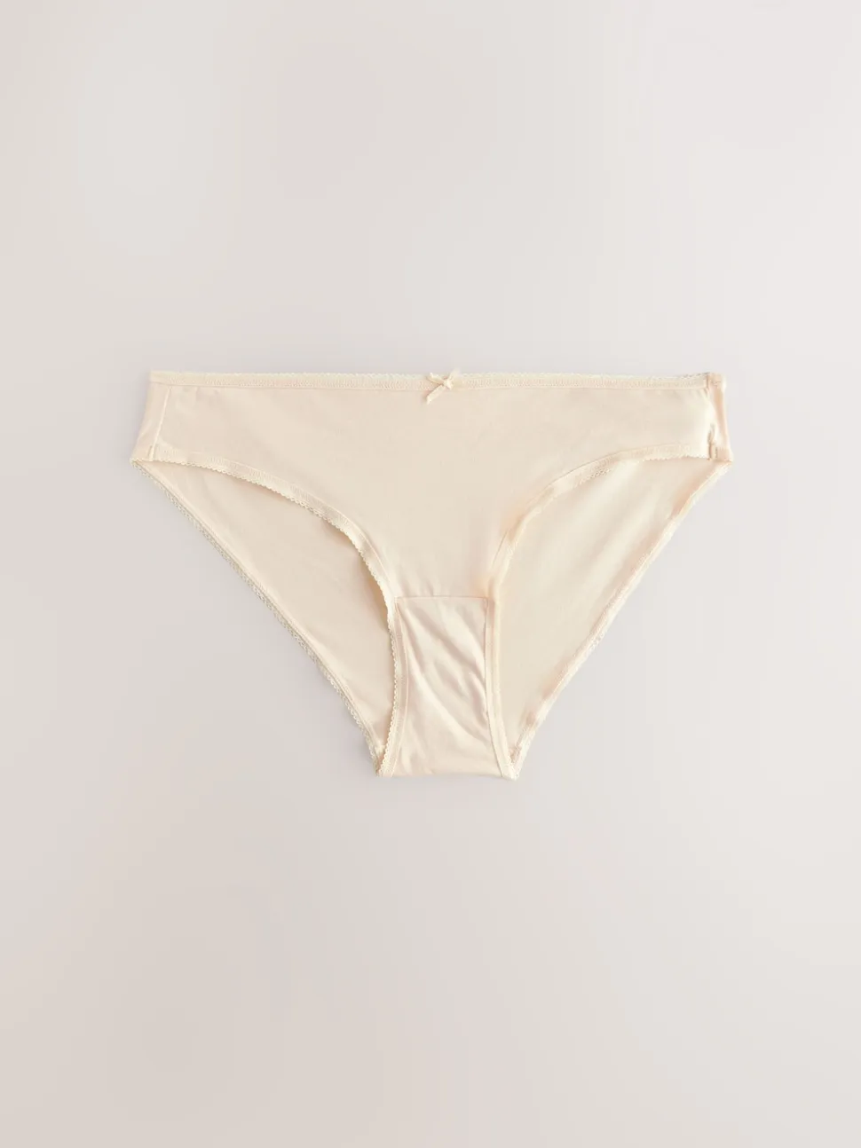 Pastel Rose Nude Bikini Cotton Rich Knickers 5 Pack