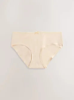 Pastel Rose Nude Boyshort Cotton Rich Knickers 5 Pack