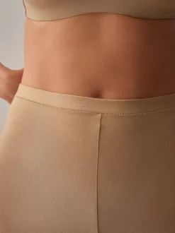 Pastel Rose Nude Cotton Blend Anti-Chafe Shorts 2 Pack