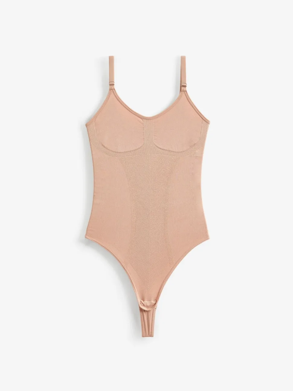 Pastel Rose Nude Firm Tummy Control Bodies