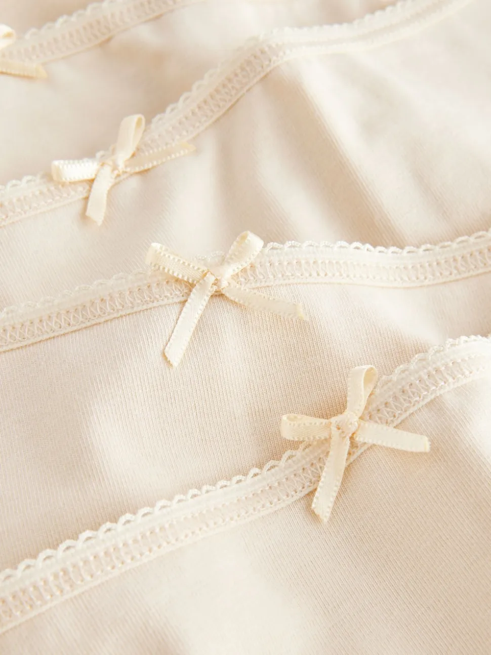 Pastel Rose Nude Midi Cotton Rich Knickers 5 Pack