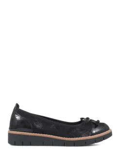Pavers Black Ballet Pumps