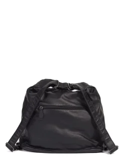 Pavers Black Convertible Shoulder Bag Backpack