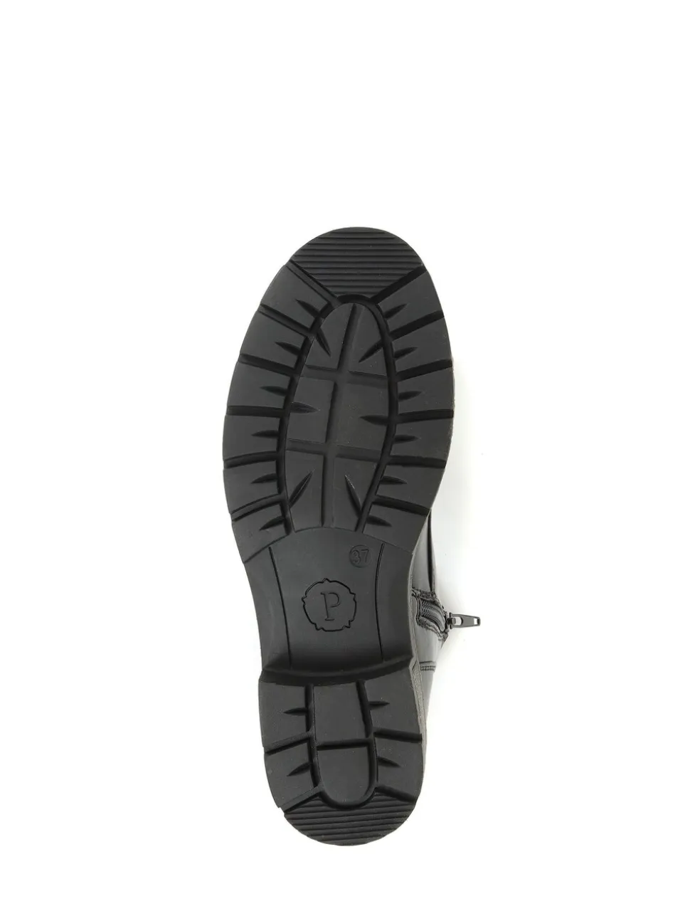 Pavers Black Ladies Lace-Up Ankle Boots