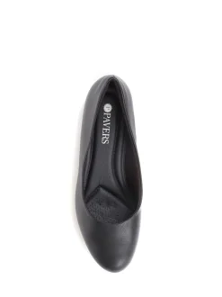 Pavers Block Heel Court Shoes
