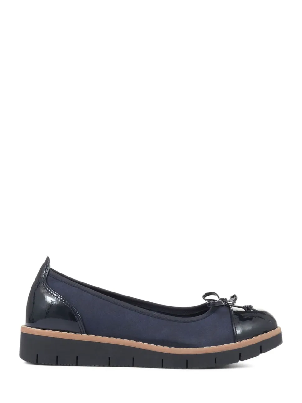 Pavers Blue Ballet Pumps