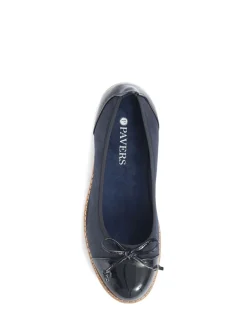 Pavers Blue Ballet Pumps