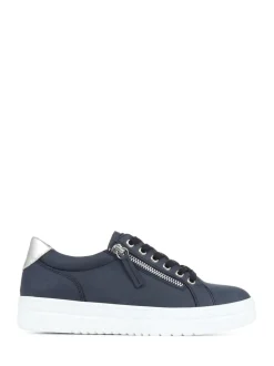 Pavers Blue Navy Pavers Chunky Platform Trainers