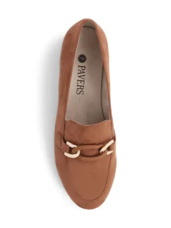 Pavers Brown Pavers Smart Slip On Loafers