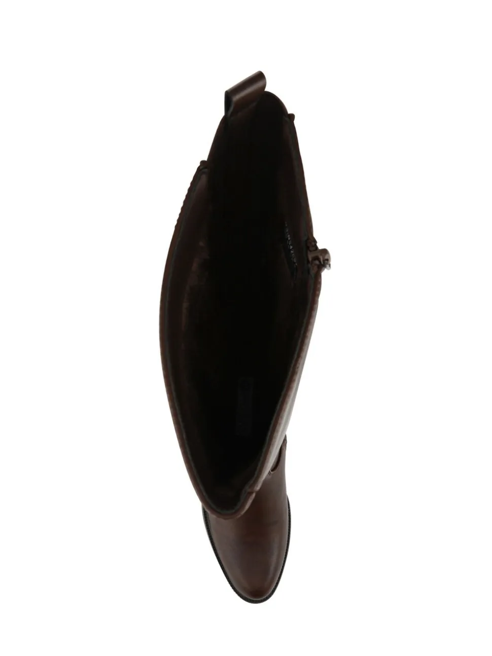 Pavers Brown Warm Lined Long Boots With Stretch Calf Fitting