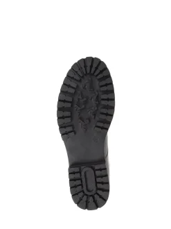 Pavers Dark Black Pavers Lightweight Lace-Up Black Shoes
