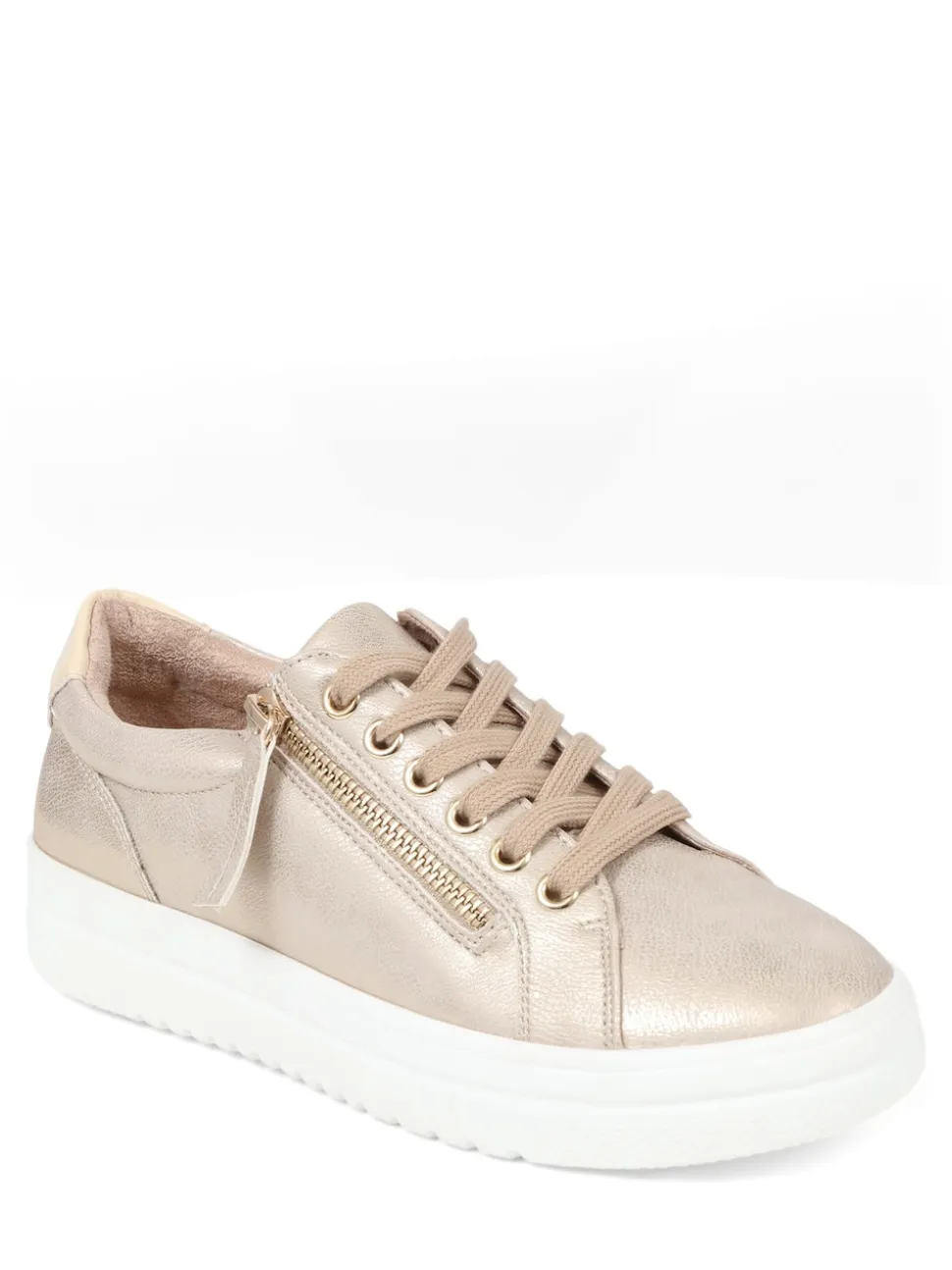 Pavers Gold Pavers Chunky Platform Trainers