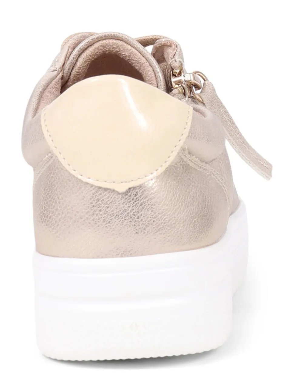 Pavers Gold Pavers Chunky Platform Trainers