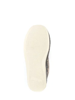 Pavers Grey Polka Dot Slippers