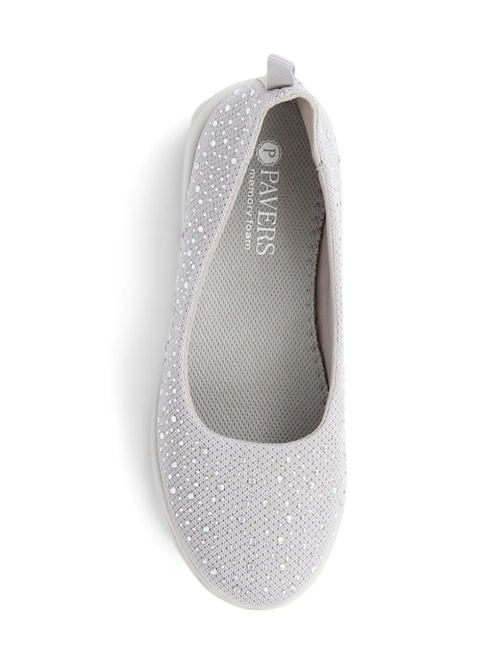 Pavers Grey Standard Fit Pavers Lightweight Slip On Pumps