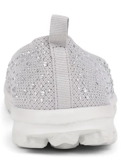 Pavers Grey Standard Fit Pavers Lightweight Slip On Pumps