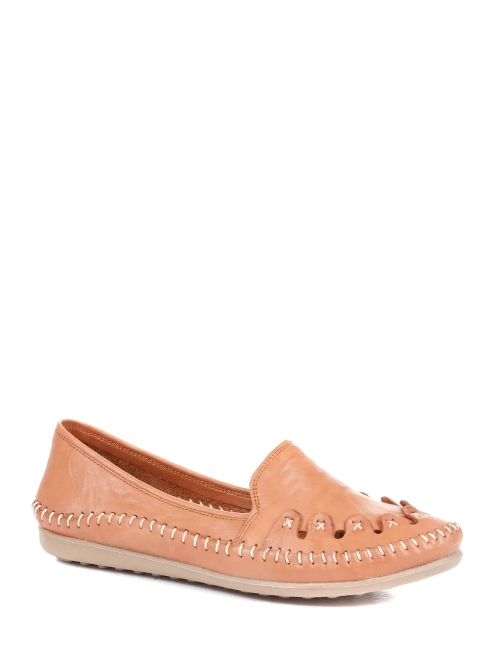 Pavers Leather Slip-On Pumps