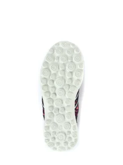 Pavers Navy Multi Pavers Ladies Wide Fit Lightweight Slip-On Trainers