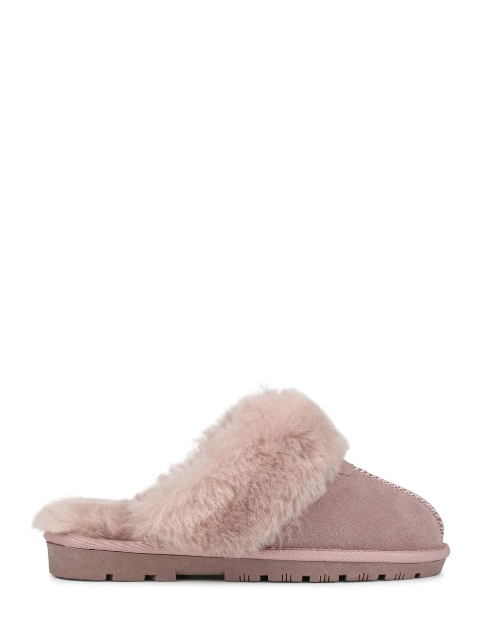Pavers Pink Pavers Sheepskin Lined Slippers