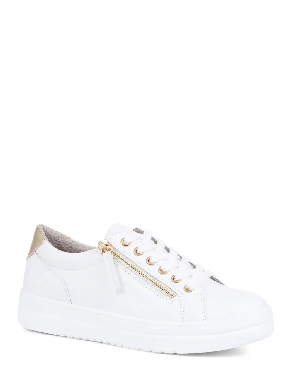 Pavers White Pavers Chunky Platform Trainers