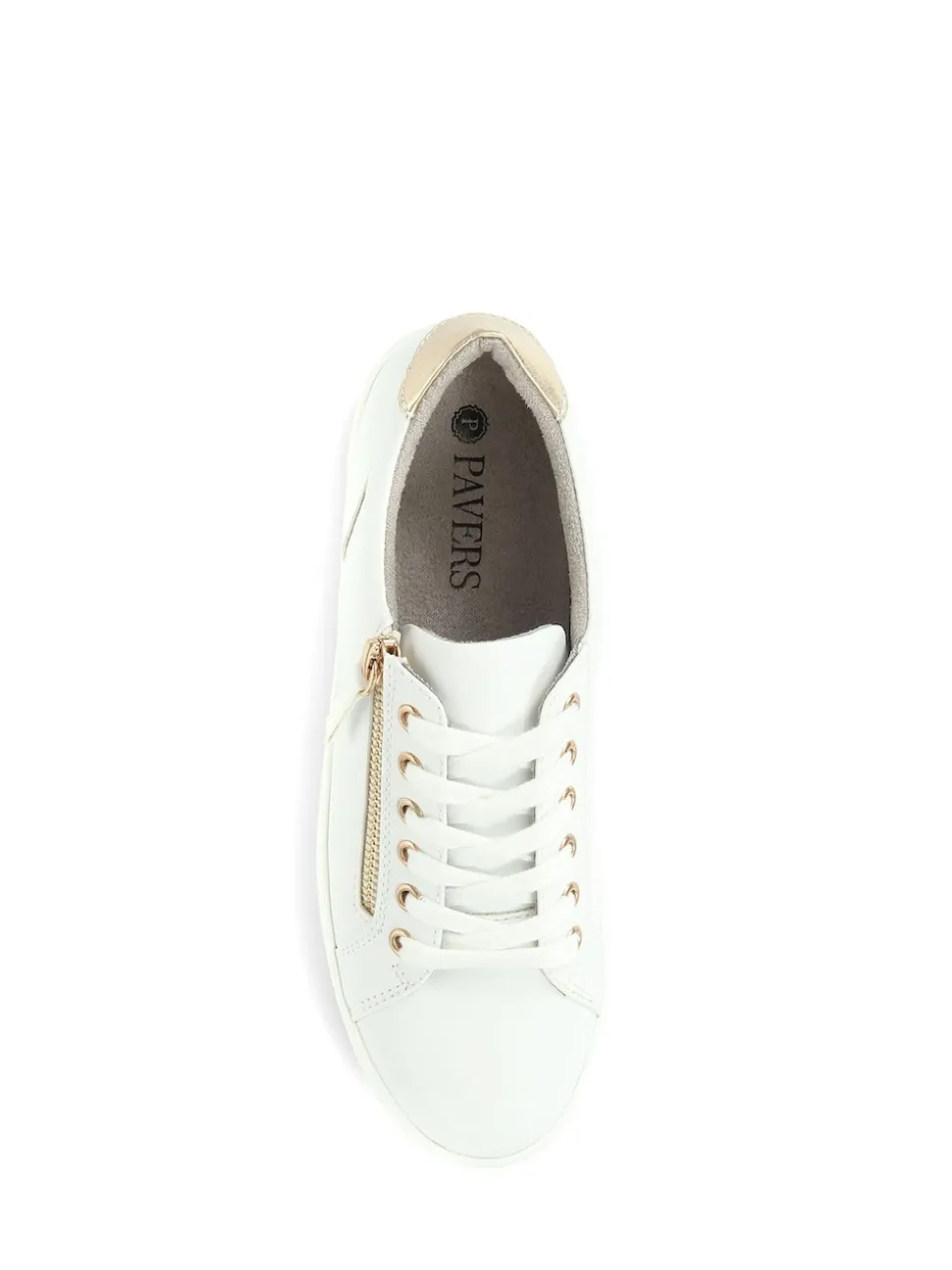 Pavers White Pavers Chunky Platform Trainers