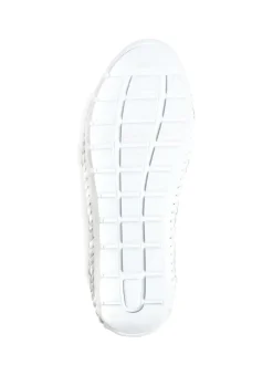 Pavers White Pavers Leather Slip On White Shoes