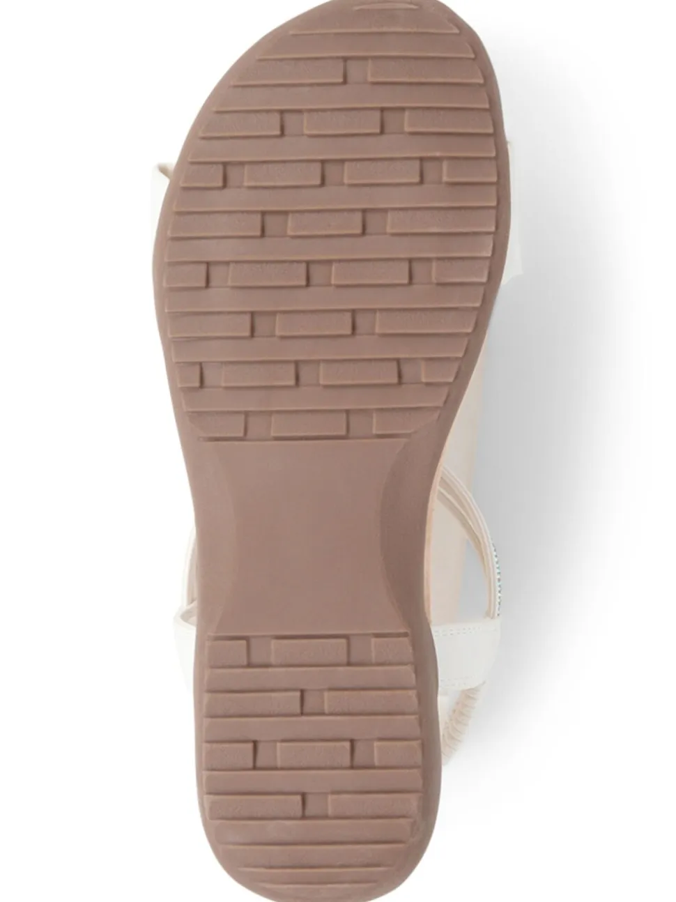 Pavers White Slip-On Sandals