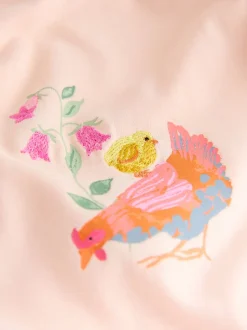 Peach Pink Hen Jersey Short Sleeve Pyjamas