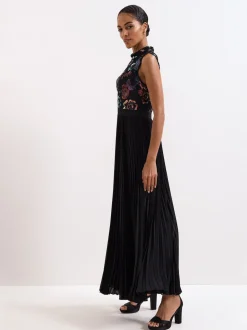 Phase Eight Black Lela Sequin Dress