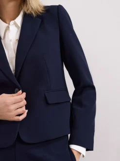 Phase Eight Blue Aubrie Fitted Blazer