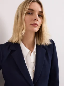 Phase Eight Blue Aubrie Fitted Blazer