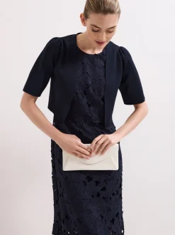 Phase Eight Blue Leilani Lace Dress