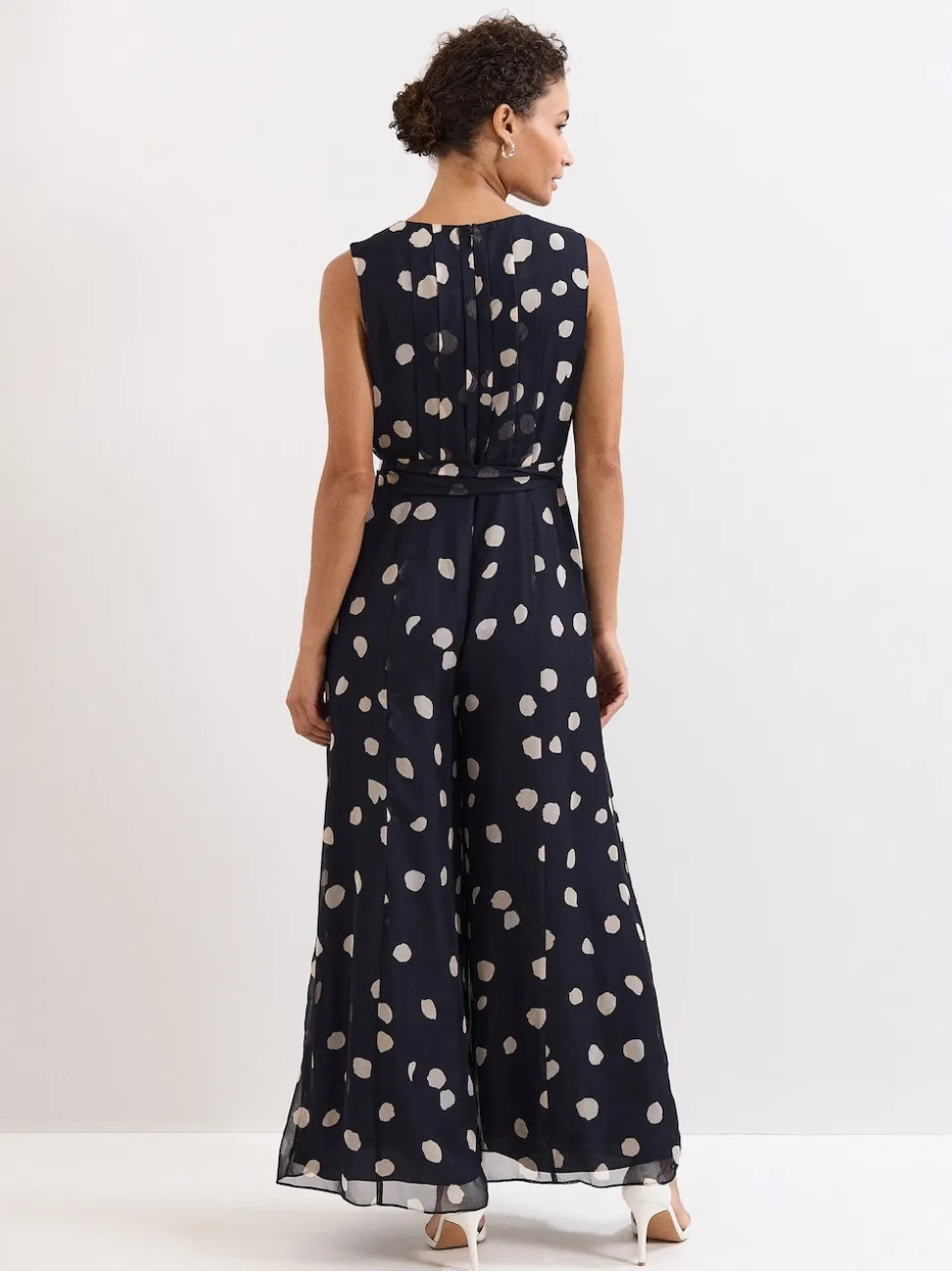 Phase Eight Blue Petite Maxine Jumpsuit