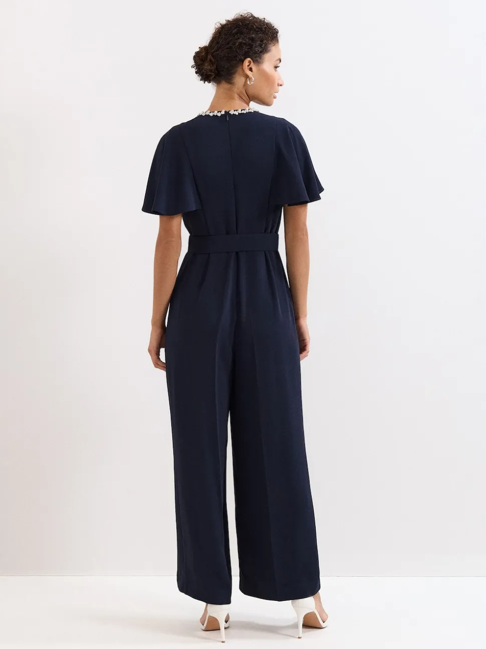Phase Eight Blue Petite Orwen Jumpsuit