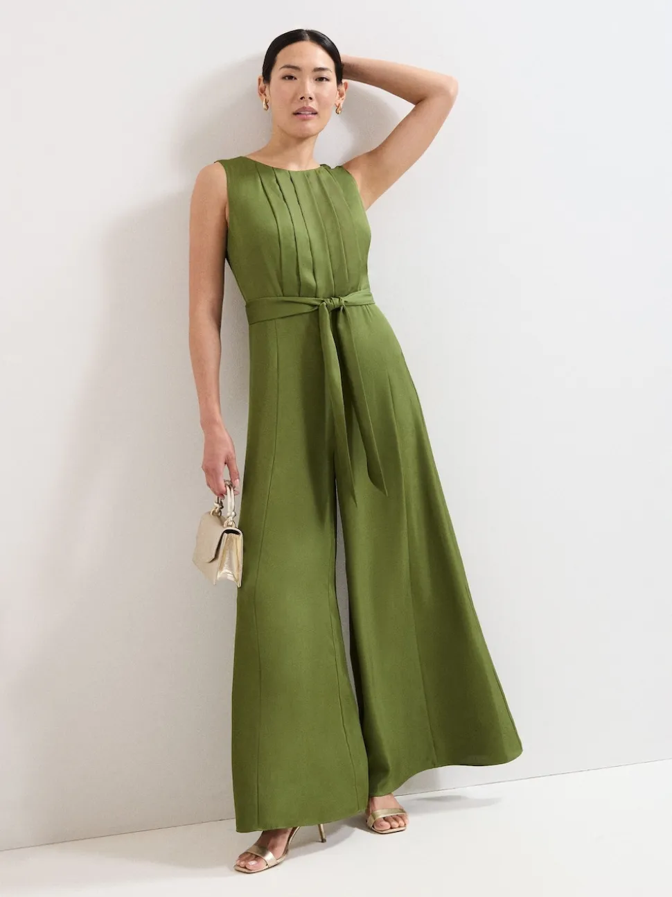 Phase Eight Green Janine Jumpsuit