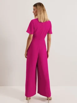 Phase Eight Pink Julissa Wide Leg Jumpsuit