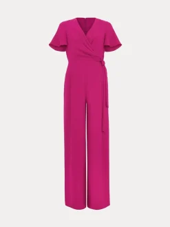 Phase Eight Pink Julissa Wide Leg Jumpsuit