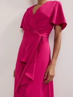 Phase Eight Pink Julissa Wrap Dress