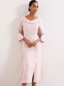 Phase Eight Pink Sienna Tux Dress