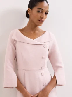 Phase Eight Pink Sienna Tux Dress