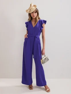 Phase Eight Purple Kallie Jumpsuit