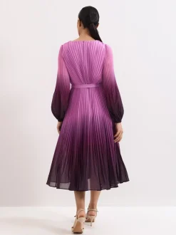 Phase Eight Purple Petite Mira Ombre Dress