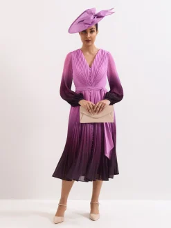 Phase Eight Purple Petite Mira Ombre Dress